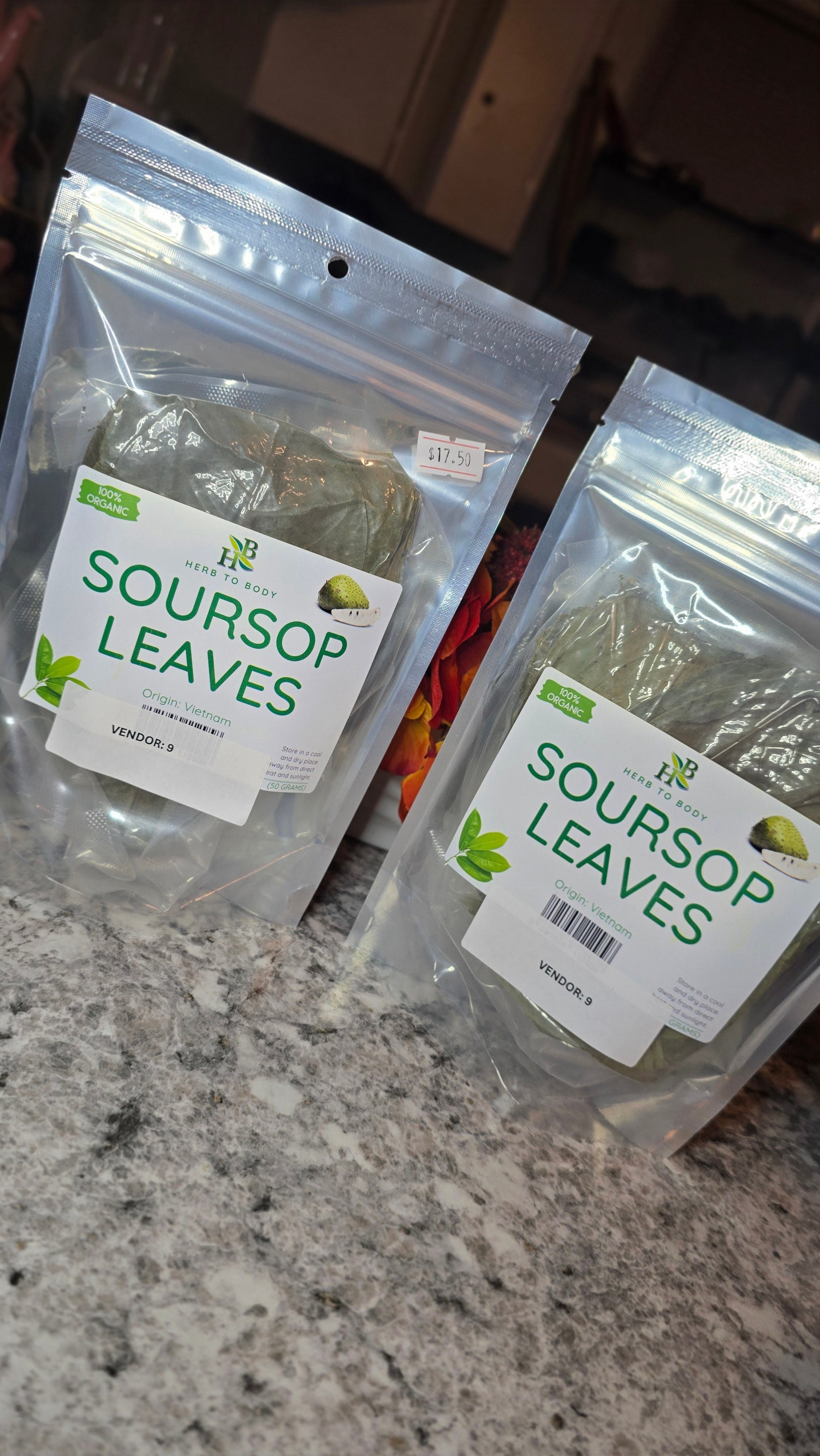 ORGANIC SOURSOP LEAVES