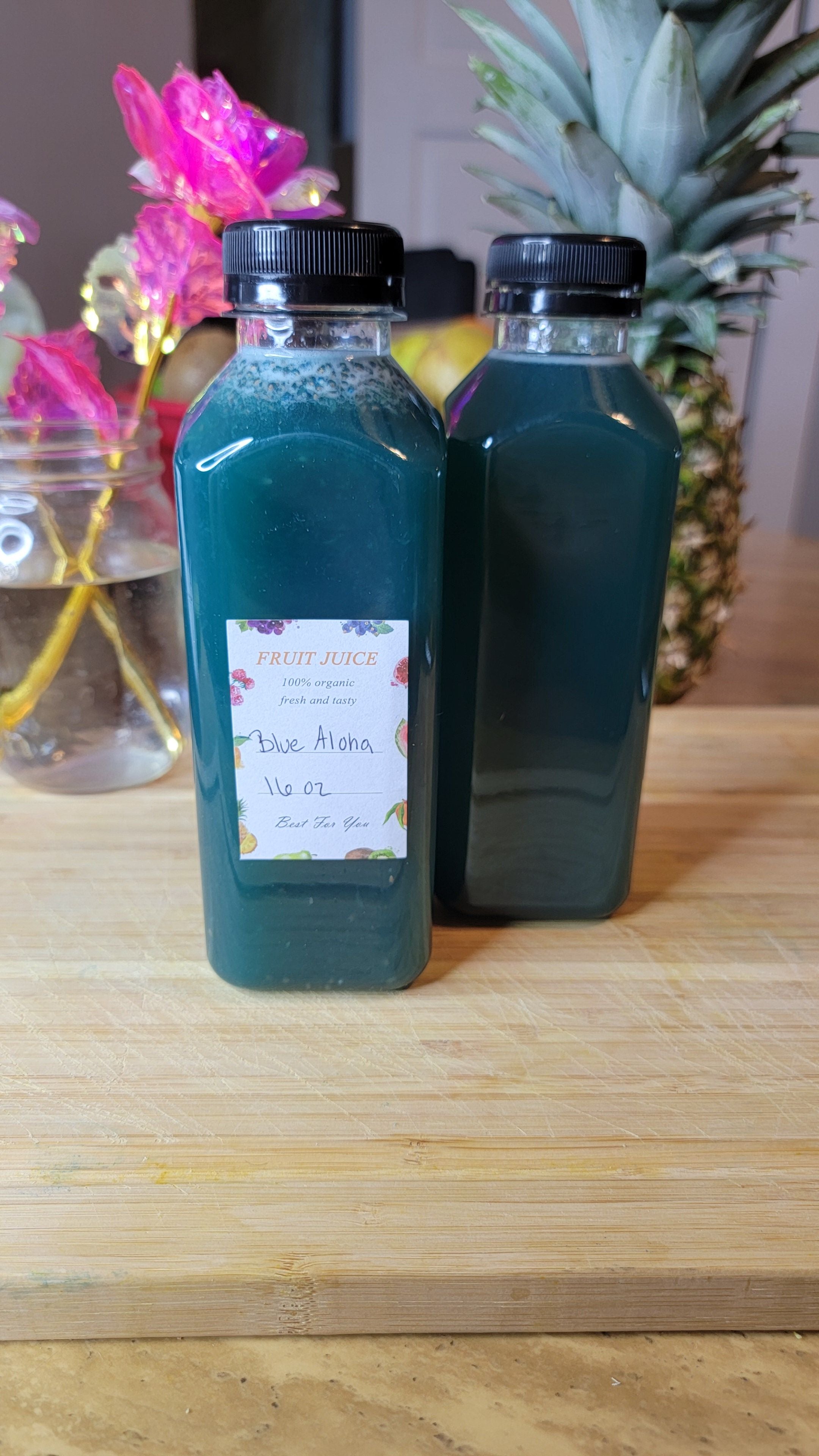 "BLUE ALOHA" 16oz Juice( pick up only)