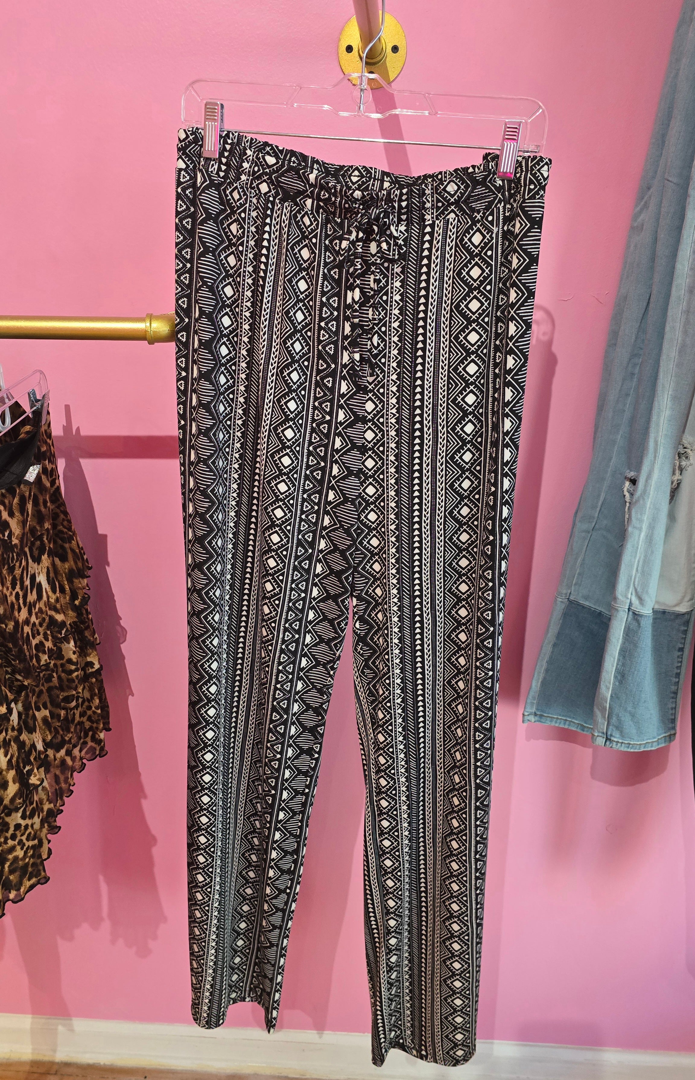 "AZTEC" WIDE LEG BOTTOMS