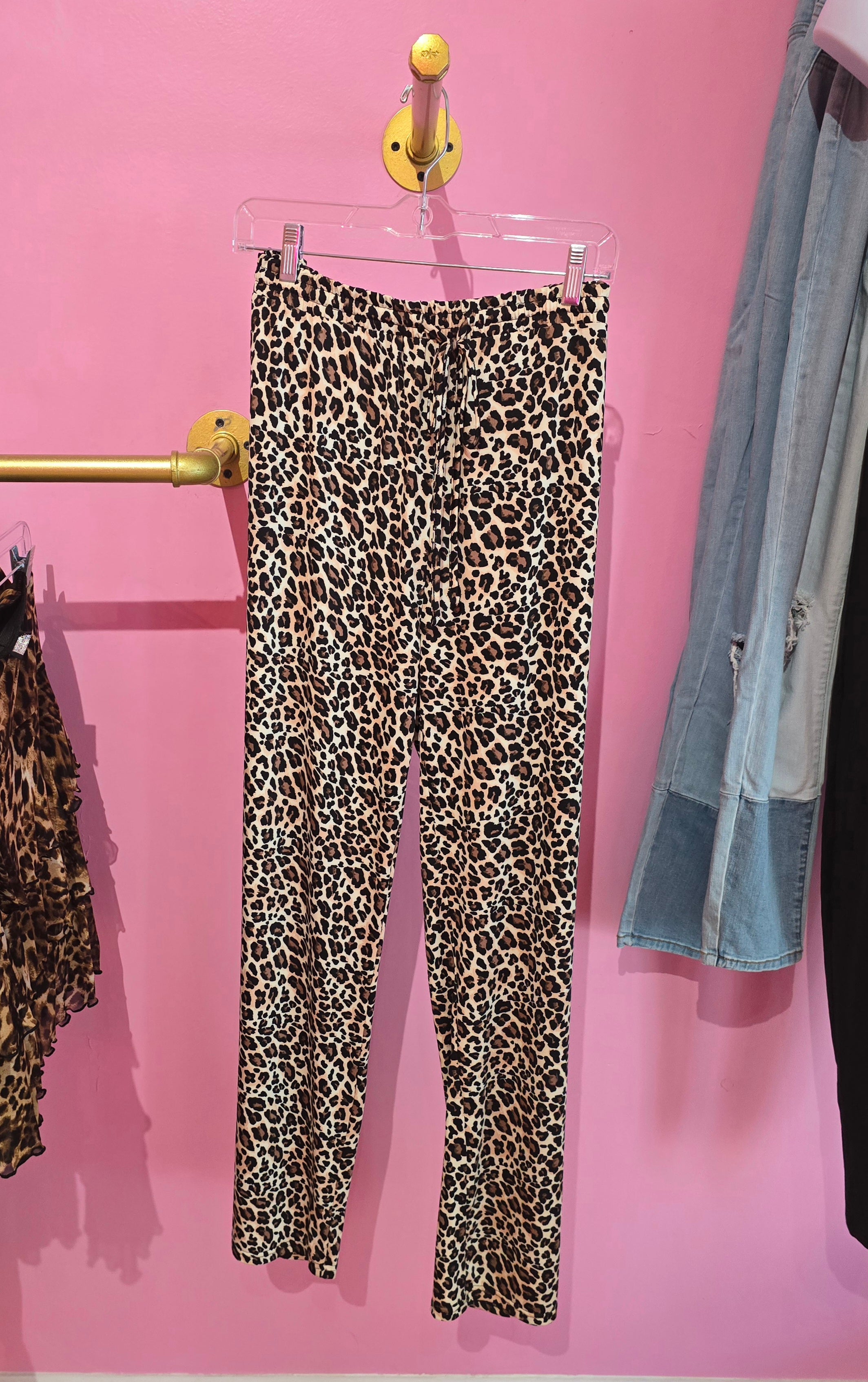 " LEOPARD" wide leg Bottoms
